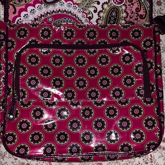 Vera Bradley Frills Berry Messenger Cross Body Bag - Picture 7 of 8